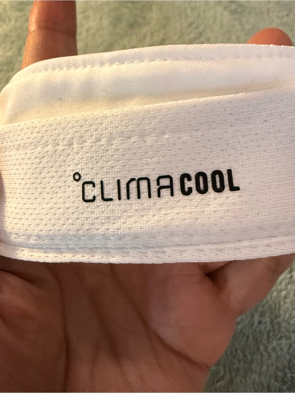Adidas Originals ClimaCool White Visor Hat Trefoil Adjustable NWT UNISEX - Picture 9 of 9
